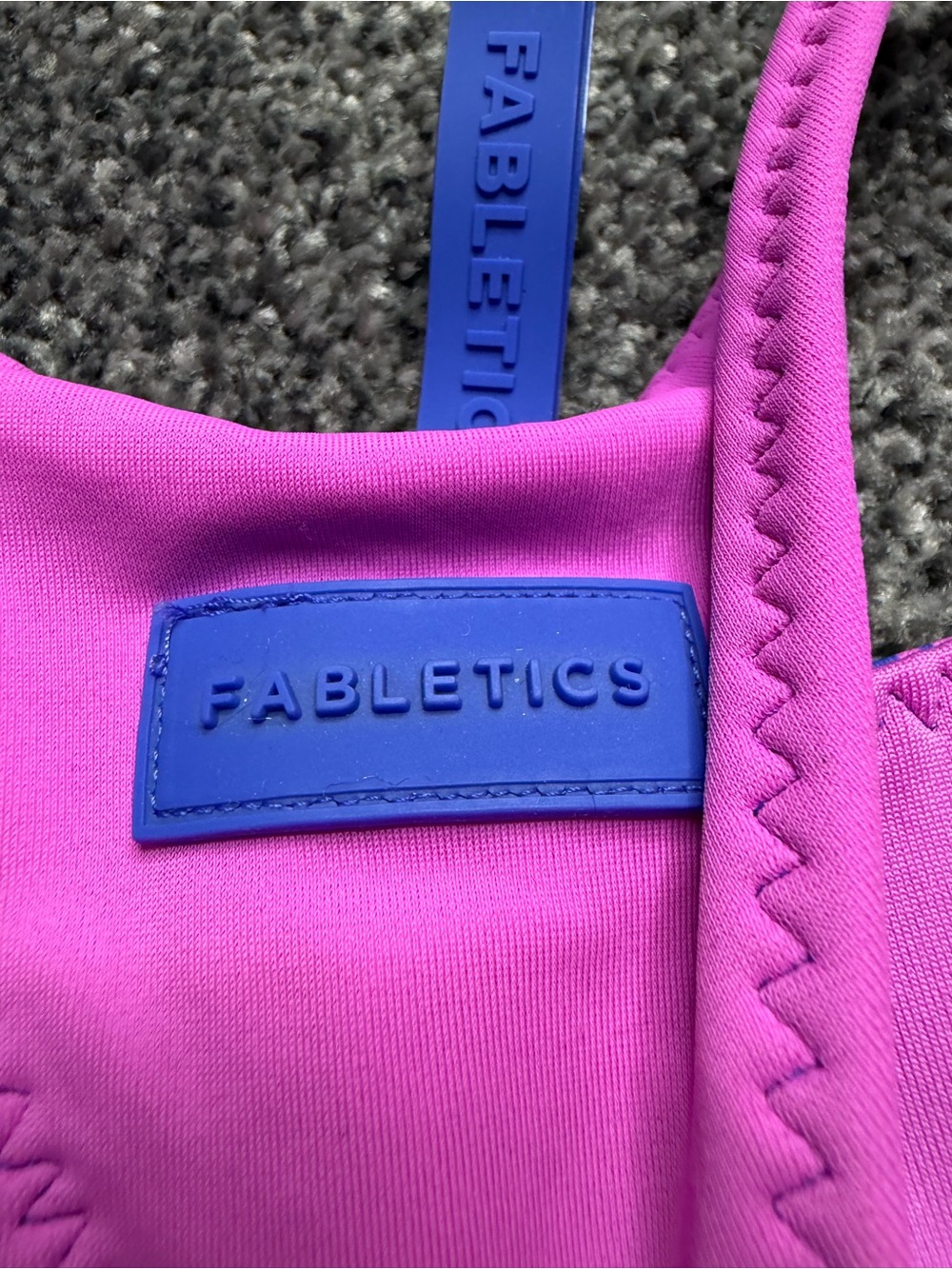 Fabletics Zip-Front Racerback Shaping One-Piece size medium - Picture 4 of 7